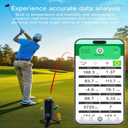 Golf Launch Monitor , Simulators for Home & Training，Golf Swing Analysis — product view 5