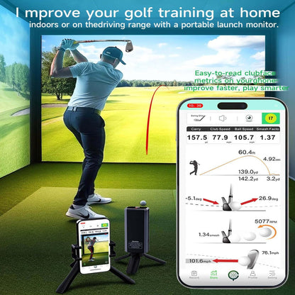 Golf Launch Monitor , Simulators for Home & Training，Golf Swing Analysis — product view 6