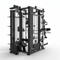 Smith Machine Built for Commercial Training, Triple Cable System, 3 Weight Stacks, 1000+ Exercises — product view 3